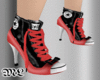[ML] Converse heels red
