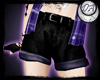 Black Purple Shorts ~DA~