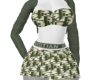 CD Olive Skirt Set