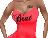 brat Red Dress