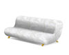 white satin futon