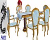 Ice n Gold dining table