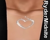 SILVER Heart Necklace