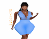 Amber Blue Cocktail Dres