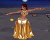 GOLD bellydance outfit