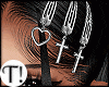 T! Cross Hairclips