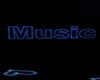 Blue Music Sign