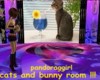 cats and bunny room