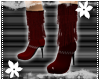 *S* Tassle Boots Red