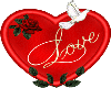 Love heart with dove