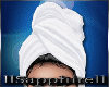 [S] White Hair Towel