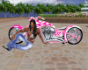 Pink Flamed Bike