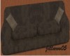 C & L - Choc Suede Couch
