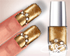 !CYZ Diamond Gold Nails