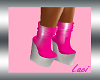 ~Hot Pink Short Boots~