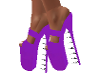 *GZ* Purple spike shoes