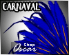 ! Carnaval Blue Feathers