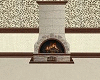 Fireplace Beige Wood