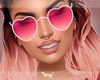 {W} Heart Glasses