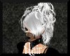 Silver/blk galina hair