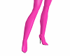Pink knee boots