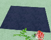 Blue rose carpet