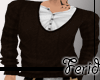 F|Dark Brown Sweater