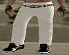 White Jeans Cross Pants