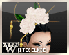 Distinct Cream Roses Hat