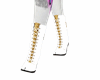 Botte Blanche et Or