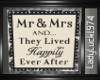 MR & Mrs Canvas Painting