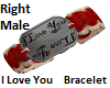 I LoveYou-Male Bracelet