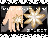 [I] Gold Lily Ring L