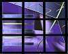 Purple Geometric 9 panel