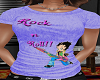 S/~Purple Rock N Roll T