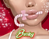 Mouth Candy Cane Pink