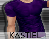 K| Purple Fitted Shirt