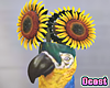 Sunflower Parrot Vase