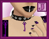 Purple Key Collar