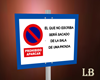 LB - PROHIBITED POSTER