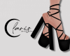 C| Black Heels
