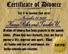 Divorce Certificate