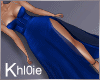K vday blue gown