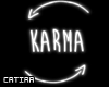 karma | neon sign