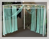 Mint corner drape