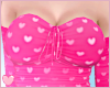 Hot Pink Hearts Top