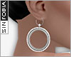 ::S::Silver&Dia Hoops