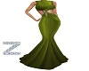 𝓩- Tinsly Green Gown