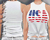 USA Knotted Tank Top