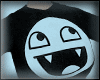shirt black smile devil
